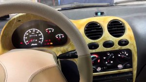 Пересвет приборной панели Matiz, обычный запуск