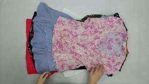 36111 Платья лето, 4пак, , секонд (cream/extra) оптом