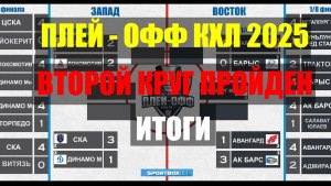 КХЛ. ПЛЕЙ-ОФФ 2025. ВТОРОЙ КРУГ. ОБСУЖДЕНИЕ.