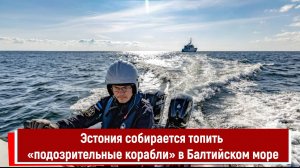 Эстония собирается топить «подозрительные корабли» в Балтийском море
