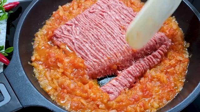 Фарш с лапшой на сковороде - сытно и вкусно_ простые идеи для ужина.