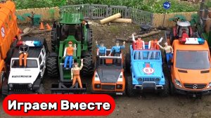 Играем в МАШИНКИ 🚓 Машинки мультики ! Полицейская машинка ! Самосвал ! Город Игрушек !