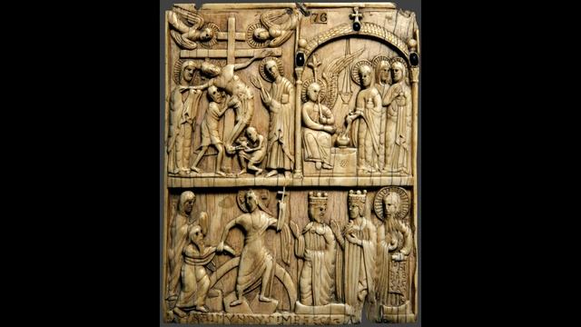 The main Old Byzantine stichera of Easter & Old Serbian Christos Anesti in slavonic