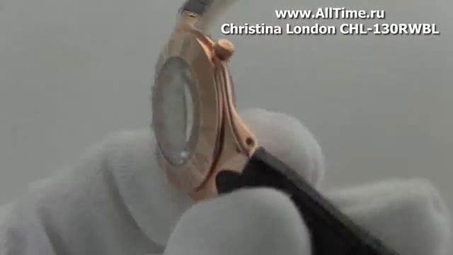 Женские наручные швейцарские часы Christina London CHL-130RWBL смотреть онлайн
