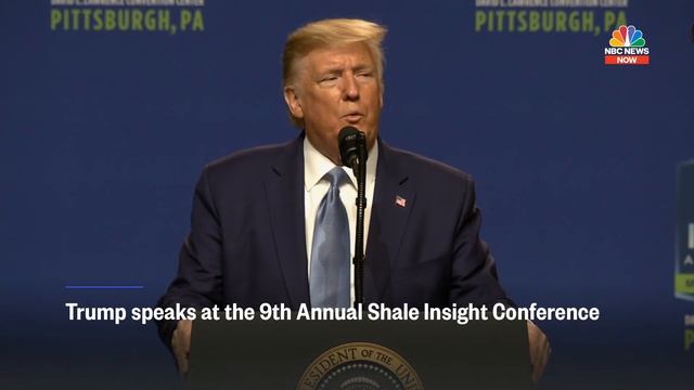 President Donald Trump Speaks At 9th Annual Shale Insight Conference | NBC News смотреть онлайн
