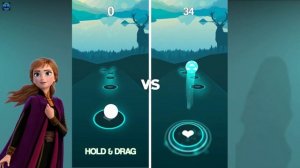 Anna Do You Want To Build A Snowman vs Tangled I See The Light - Rush Tiles Magic Hop