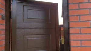 Гаражные секционные ворота и калитка (1)