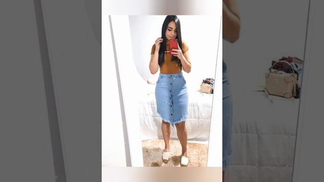 looks com saia jeans (Dicas) смотреть онлайн