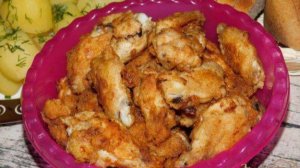 Куриные крылышки в панировке