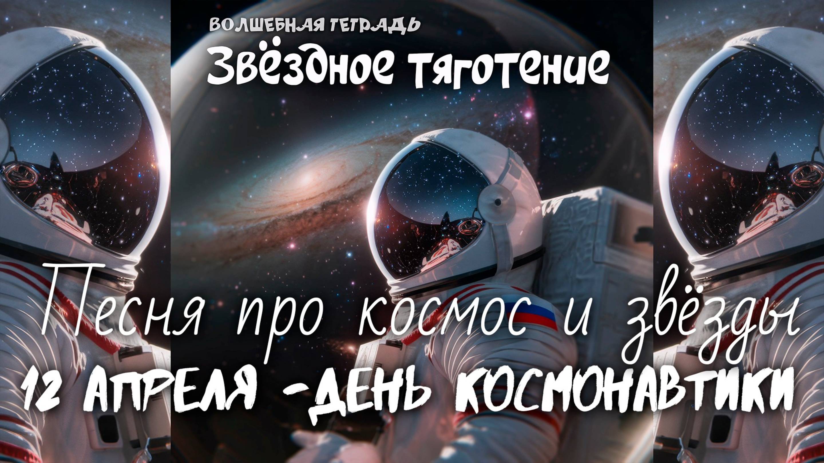 Волшебная тетрадь. "Звёздное тяготение" Песня про космос и космонавтов. 12 апреля День космонавтики