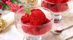 Клубничный сорбет