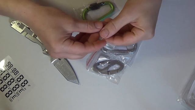 Посылка из Китая № 323 Метеостанция и карабины для ключей смотреть онлайн