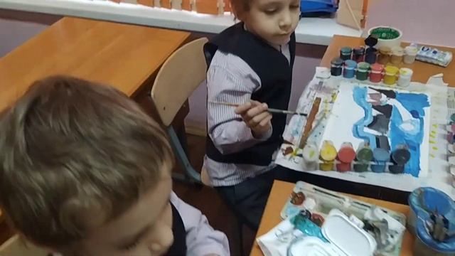 Рисуем домик в зимнем лесу смотреть онлайн