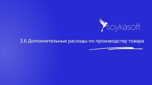 3.6 Дополнительные расходы по производству товара