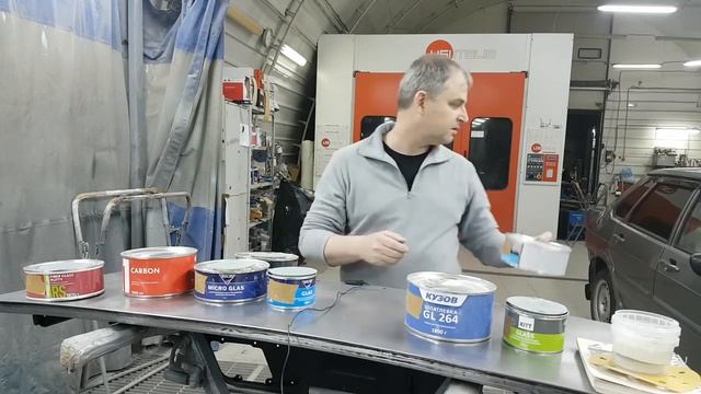 Обзор шпаклёвок со стекловолокном от SOLID, KITT, A1, Кузов, архив смотреть онлайн