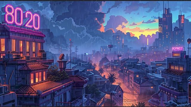 [4K] Lofi Hip Hop Beats 🌧️ Perfect Chill Vibes with Rain Sounds 🏙️ Lofi mix [ Beats To Relax ]