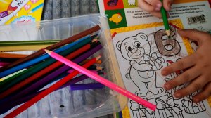 учимся раскрашивать цветными карандашами