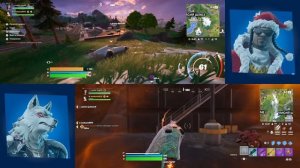 Fortnite 08.04.2025  победа в королевской битве в четвером.