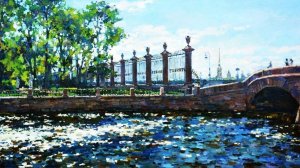 Весенний Петербург художника Павла Еськова