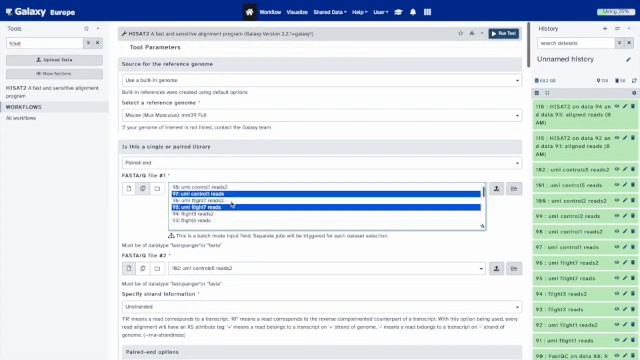 rna seq paired reads galaxy tutorial