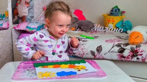 Милана и мир аппликаций: Продолжаем творить — Часть 2   #дети #развитие #играемвместе #маторикарук