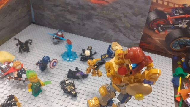 Lego Marvel против Ninjago серия 4 "Битва за перчатку бесконечности"