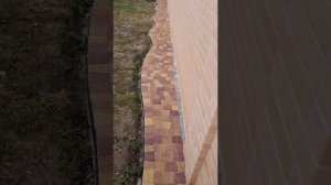 Укладка тротуарной плитки на участке за 5 дней (Часть 2)