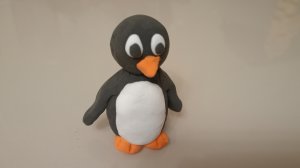 Как сделать пингвина из пластилина