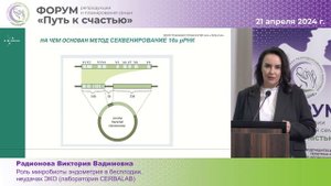 Роль микробиоты эндометрия в бесплодии, неудачах ЭКО. Радионова Виктория Вадимовна