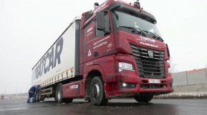 Беспилотные грузовики курсируют теперь и по Центральной кольцевой автодороге