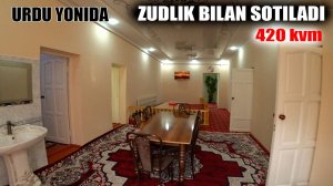 Tezda ko'ring Zudlik bilan 420 xovli joy sotiladi Urganch shahrida 420 kvm xovli joy sotiladi