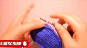 Пинетки крючком 4 часть