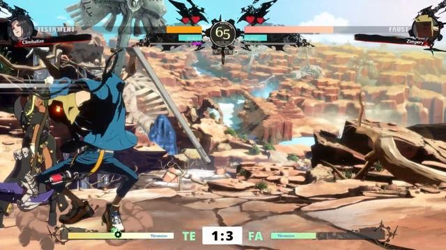 GGST ▰ Zimpery (#1 Ranked Faust) vs Climbatize (#2 Ranked Testament). Guilty Gear Strive