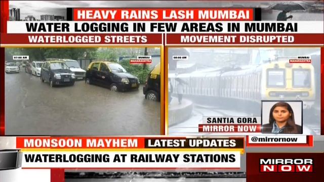 Heavy rains hit Mumbai, several areas of city waterlogged смотреть онлайн