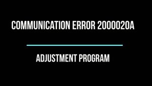 Epson L366 Communication Error 2000020a