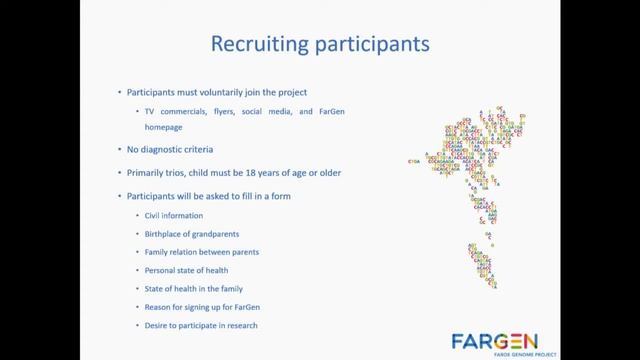 8  Noomi O  Gregersen: Whole-genome sequencing data in the FarGen-infrastructure