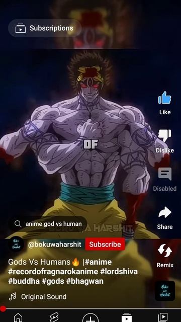 record of Ragnarok anime justice lord Shiva angry 😠😡