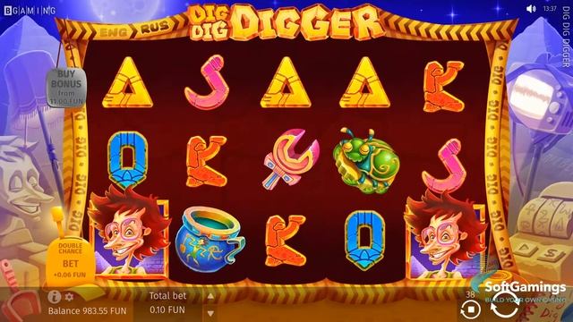BGaming - Dig Dig Digger - Gameplay Demo