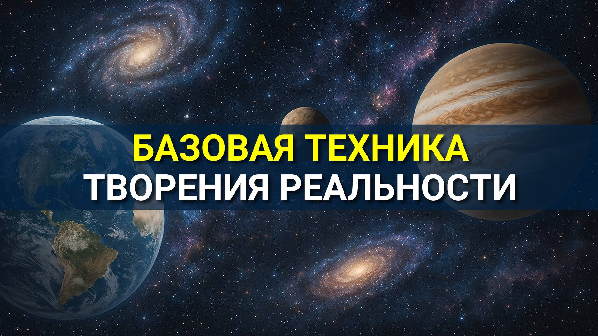 БАЗОВАЯ ТЕХНИКА ТВОРЕНИЯ РЕАЛЬНОСТИ