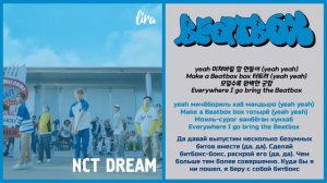 NCT DREAM – BEATBOX (Текст/Кириллизация/Перевод) | lira