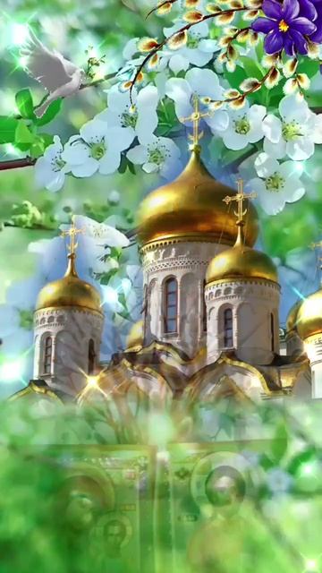 С вербным воскресеньем. Музыкальная открытка поздравление.