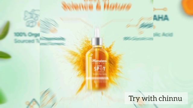 himalaya dark spot clearing turmeric face serum review in tamil #darkspots #acnescars #skinbright