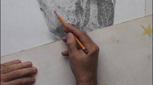 Рисунок карандашом "Портрет внимательно слушающего человека"