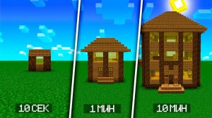 СТРОИМ ЛЕГЕНДАРНЫЕ МЕМЫ за 1 СЕКУНДА VS 1 МИНУТА VS 10 МИНУТ! 😨 Minecraft