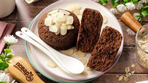 Овсяные кексы без муки в микроволновке