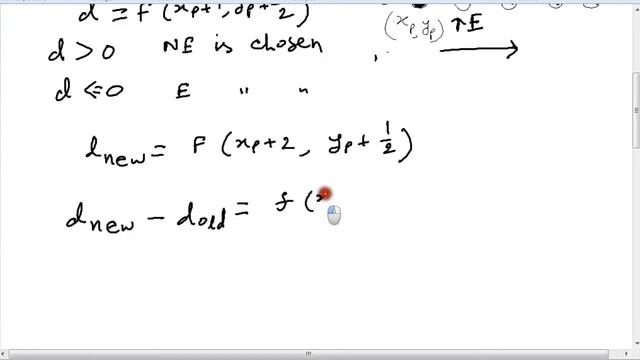 Computer Graphics - Rasterisation - 3. Mid-Point Line Algorithm