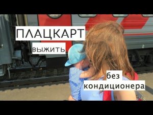 ВЛОГ из ПОЕЗДА. ВЫЖИТЬ В АДСКОЙ ЖАРЕ ПЛАЦКАРТ БЕЗ КОНДИЦИОНЕРА С РЕБЕНКОМ