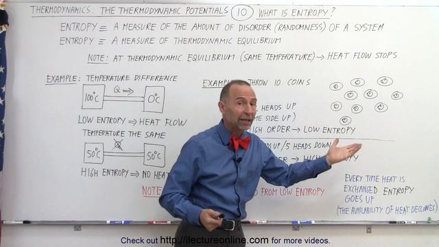 Physics 32.7  Thermodynamic Potentials (10 of 25) What is Entropy?