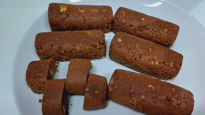 Шоколадная колбаска без сахара и печенья