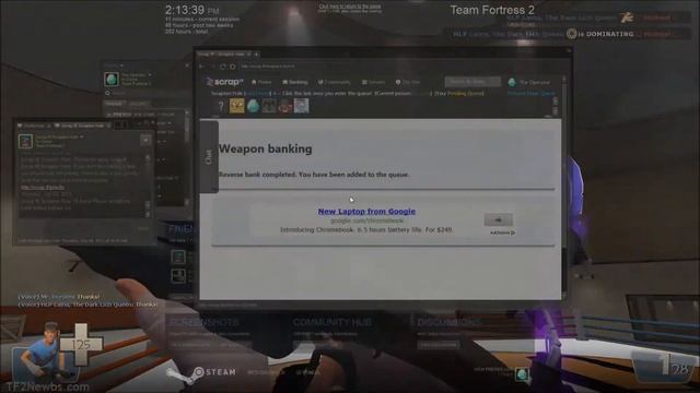 How to Scrap Bank in Team Fortress 2 w/ Commentary смотреть онлайн